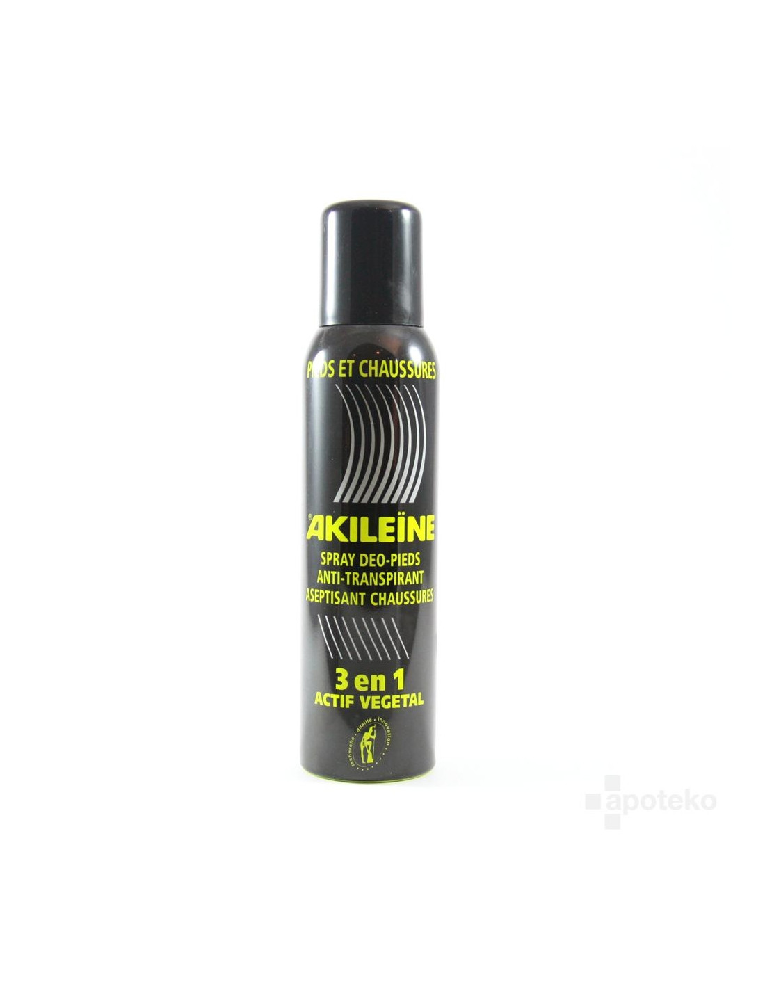 AKILEINE Spray Noir A-Transpi Pieds