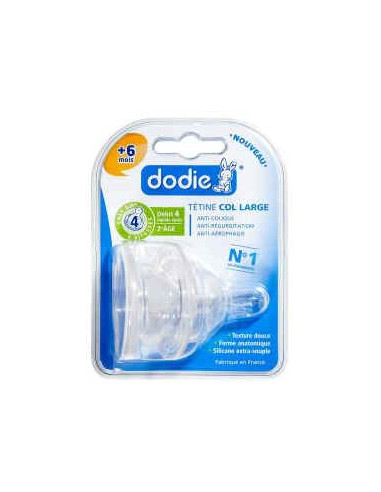 DODIE Evo+ Débit 4 Lot de 2 Tétines