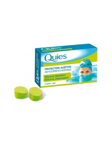 QUIES Silicone Natation Adultes Bte 3...