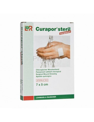 CURAPOR Transparent 5x7cm Bte 5 LOHMAN