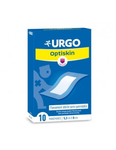 URGO Optiskin 5,3x8cm Bte 10 Pansements