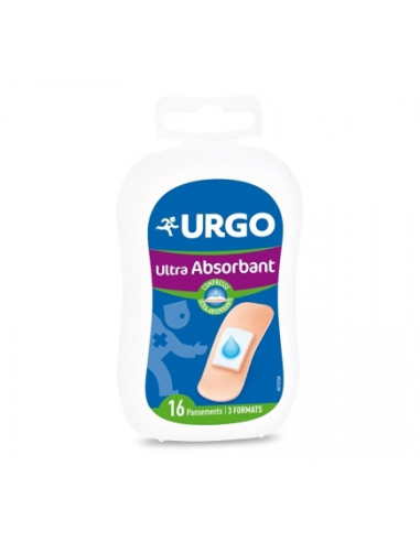 URGO Ultra-Absorbant Bte 16 Pansements
