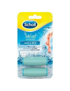 Scholl Velvet Smooth WET AND DRY RECHARGE X2