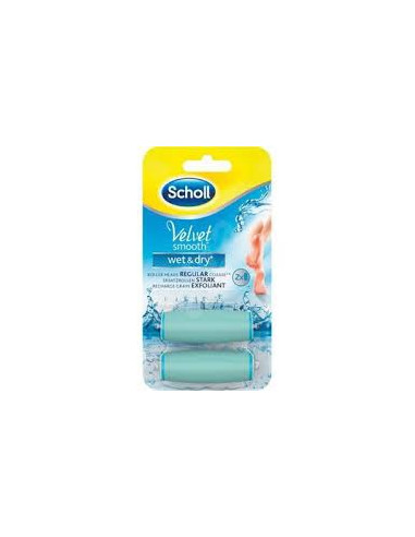 Scholl Velvet Smooth WET AND DRY RECHARGE X2