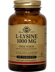 SOLGAR L-LYSINE 1000mg Bte 50 Gél 2