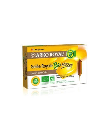 ARKO ROYAL Gelée Royale Bio sans sucre 1500mg.