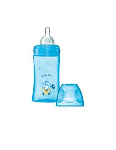 DODIE BIBERON INITIATION+ 270 ML BLEU COSMONAUTE TÉTINE DÉBIT 2