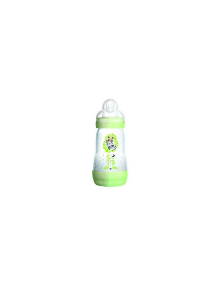 MAM Biberon Easy Start Anti-Colique 260ml Vert Tétine débit 2