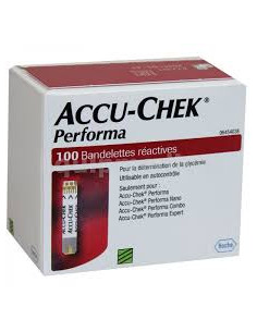 Accu-Chek PERFORMA Bte 100 Bandelettes 2