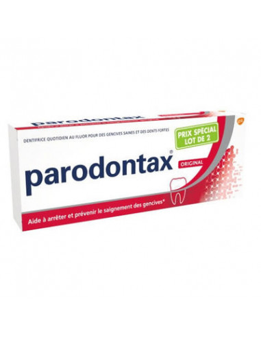PARODONTAX Classic Fluor (rouge) Lot de 2x75ml