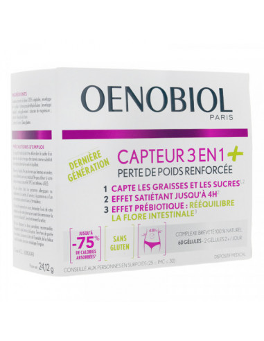 OENOBIOL Capteur 3en1 Bte 60 Gélules