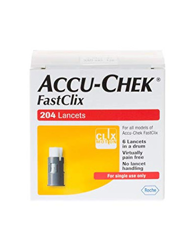 Accu Chek FASTCLIX Bte 204 Lancettes Stériles