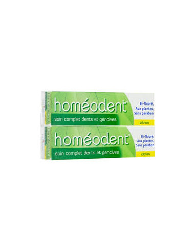 HOMEODENT Dentifrice Soin Complet Citron 75ml