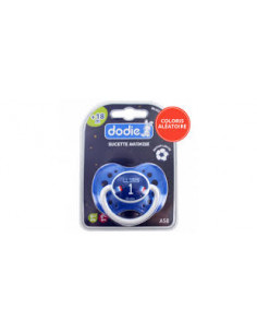 DODIE SUCETTE +18 MOIS "GARÇON" SILICONE AVEC ANNEAU N°A38