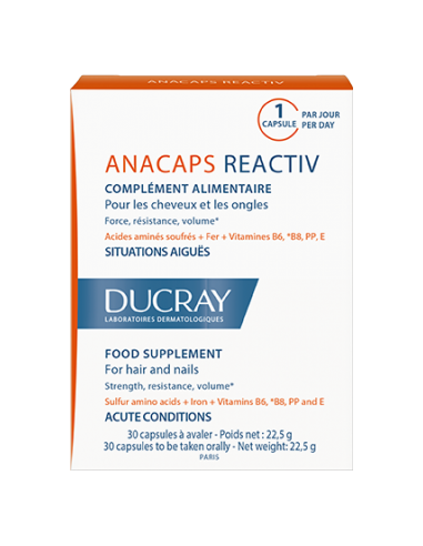 DUCRAY ANACAPS Reactiv Bte 30Cp