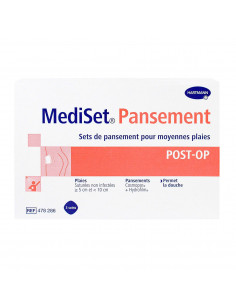 MediSet Pansements Post-OP Plaies Medium Bte 3 2