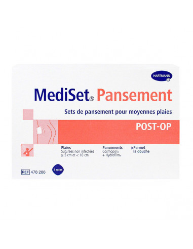 MediSet Pansements Post-OP Plaies...