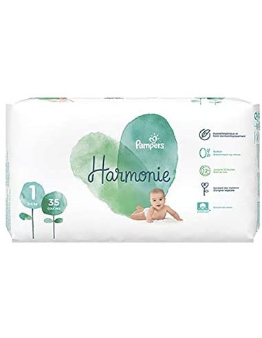 PAMPERS Couches HARMONIE Taille 1...