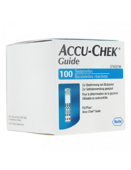 Accu-Chek GUIDE Bte 50x2 Bandelettes