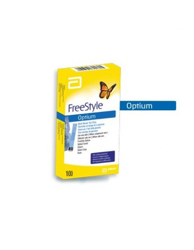 ABBOTT FREESTYLE OPTIUM Glycémie Bte 50x2 Electrodes