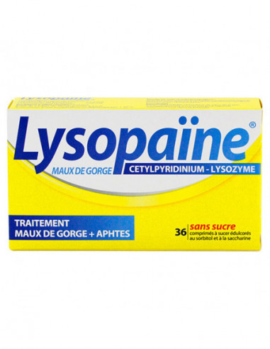 Lysopaine Bte de 2 Tubes de 18Cp Citron