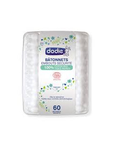 DODIE Bâtonnets Coton-Tiges BIO Bébé Bte 60 2