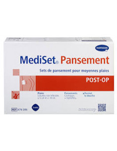 MediSet Pansements Post-OP Plaies Medium Bte 3