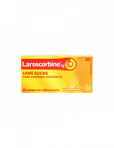 LAROSCORBINE 1g Bte 30 Cp Ss Sucres