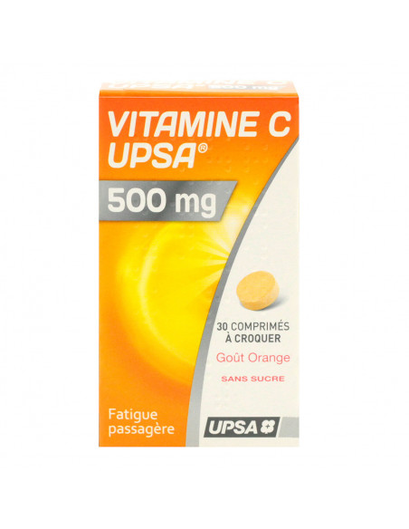 UPSA Vitamine C 500mg Bte 30 Cp à croquer