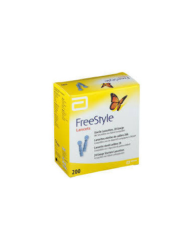 ABBOTT Freestyle Papillon Lancettes 28G Bte 200