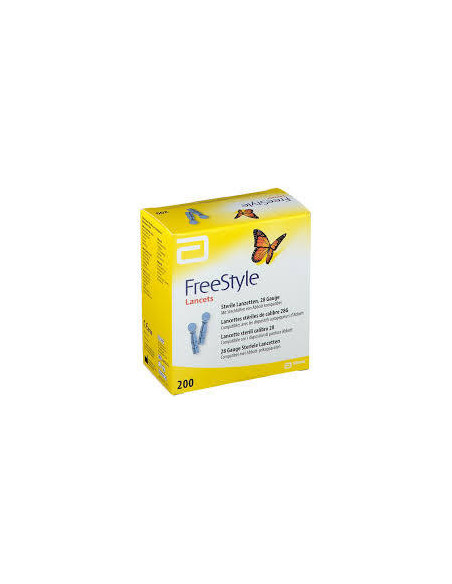 ABBOTT Freestyle Papillon Lancettes 28G Bte 200