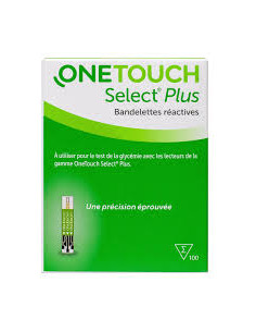 Lifescan One Touch SELECT+ Bte 50x2 Bandelettes