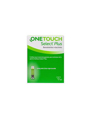 Lifescan One Touch SELECT+ Bte 50x2 Bandelettes