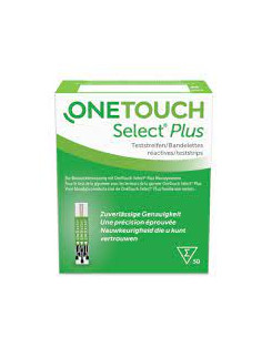 Lifescan One Touch SELECT+ Bte 50x2 Bandelettes 2