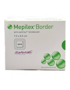 MEPILEX Border Argent 7.5x8.5cm Bte 16