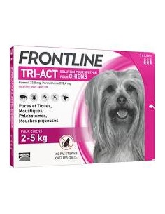 FRONTLINE TRI ACT CHIEN XS 2/5 kg 3 Pipettes