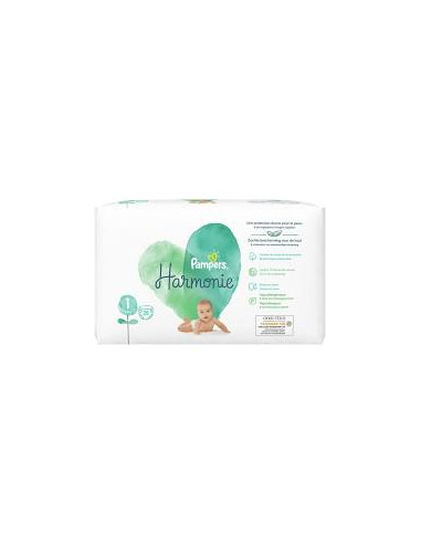 PAMPERS Harmonie couches taille 1 (2-5kg) 35 couches pas cher 
