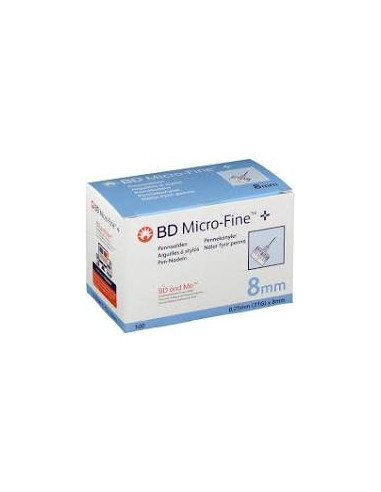 BD MICROFINE Aiguilles 8mm Bte 100