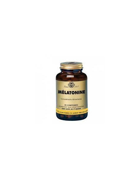 Solgar MELATONINE 1mg Bte 60 Cp