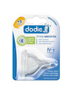 DODIE Evo+ Débit 4 Lot de 2 Tétines