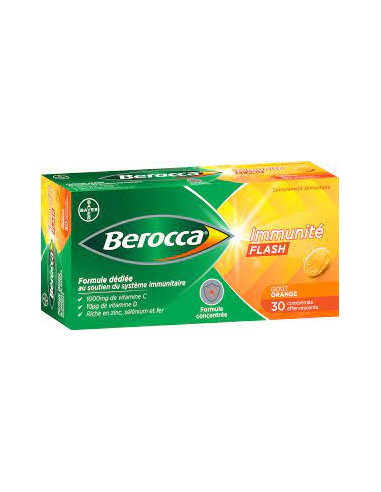 Berocca Immunité Flash Bte 30 Cp Effev