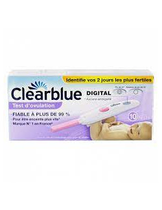 CLEARBLUE OVULATION Bte 10 Tests ( 2 Jours )