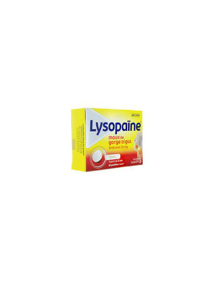 LYSOPAINE Citron Ambroxol Bte 18 Pastilles