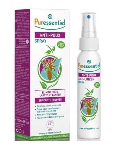 PURESSENTIEL Spray Anti-Poux 100ml