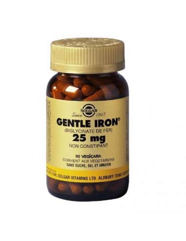 Solgar IRON  25mg Bte 90 (Fer Chélaté)