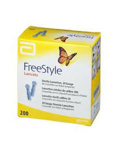 Abbott FreeStyle Pap LANCETTES 28G Bte 200