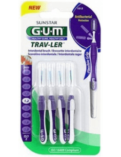 GUM Trav-Ler BIDent 1.2mm Bte 4