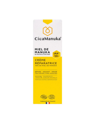 CicaMANUKA Crème IAA 10+ Réparatrice au Miel 40ml