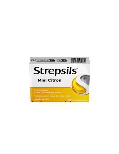 STREPSILS Miel Citron Bte 36 Pastilles