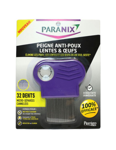 PARANIX Peigne Anti-POUX, Lentes et œufs